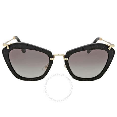 Miu Miu Grey Gradient Sunglasses MU10NS